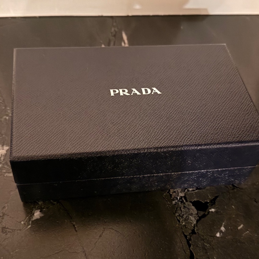 Authentic Prada Navy Gift Box - image 2